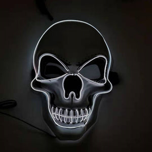 Máscara de Calavera Luminosa LED para Halloween