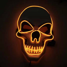 Cargar imagen en el visor de la galería, Máscara de Calavera Luminosa LED para Halloween