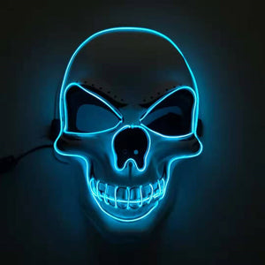 Máscara de Calavera Luminosa LED para Halloween