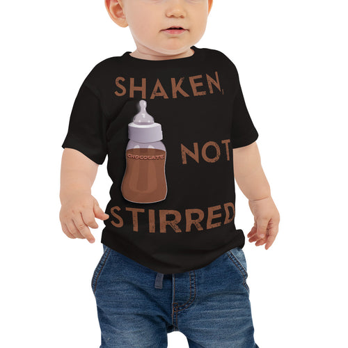 Camiseta de manga corta para bebé - Shaken, Not Stirred