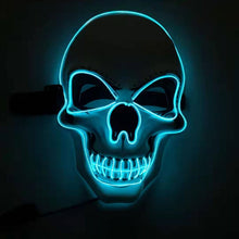 Cargar imagen en el visor de la galería, Máscara de Calavera Luminosa LED para Halloween