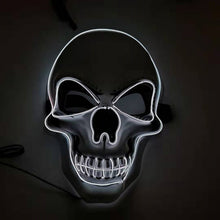 Cargar imagen en el visor de la galería, Máscara de Calavera Luminosa LED para Halloween