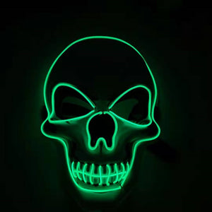 Máscara de Calavera Luminosa LED para Halloween