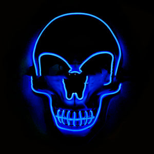 Máscara de Calavera Luminosa LED para Halloween