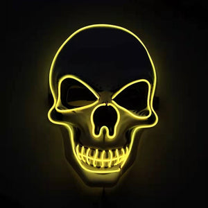 Máscara de Calavera Luminosa LED para Halloween