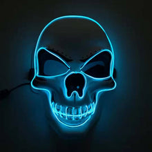 Cargar imagen en el visor de la galería, Máscara de Calavera Luminosa LED para Halloween