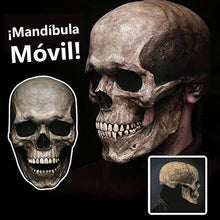 Cargar imagen en el visor de la galería, PrentiShop Máscara completa de Calavera con Mandíbula Móvil