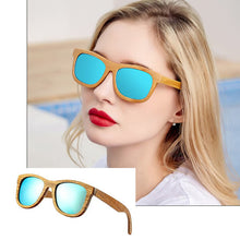 Cargar imagen en el visor de la galería, PrentiShades lentes de sol bambu para hombre y para mujer PrentiShop